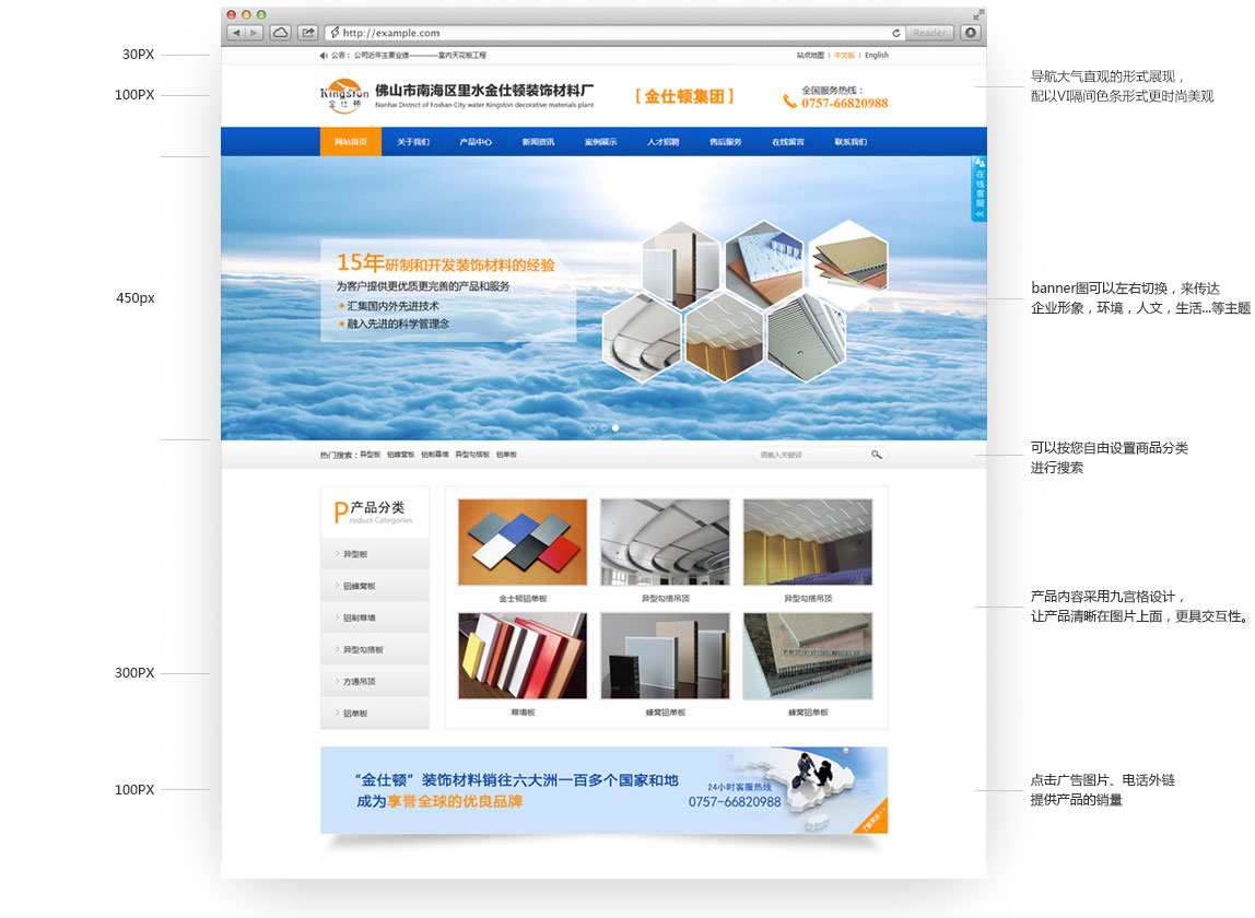 響應式網站建設設計構思